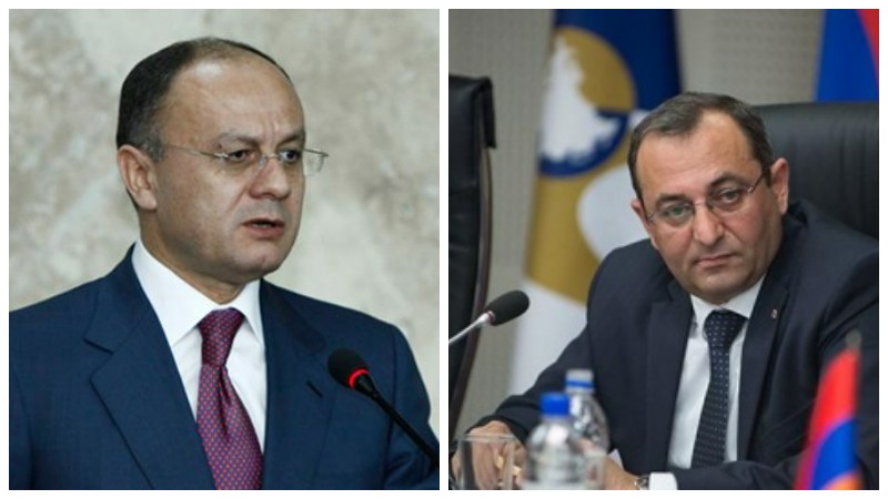 Եկել ենք ԱԺ՝ առաջարկություն ներկայացնելու և բաց քննարկում ծավալելու նպատակով․ Արծվիկ Մինասյանը և Սեյրան Օհանյանը ԱԺ-ում են