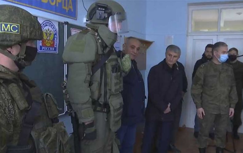 Ռուս զինծառայողները «Խաղաղապահի դաս» են անցկացրել Նորագյուղի միջնակարգ դպրոցում