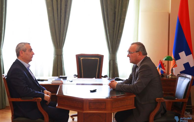 Արցախի ԱԺ նախագահը հանդիպել է Մասիս Մայիլյանի հետ