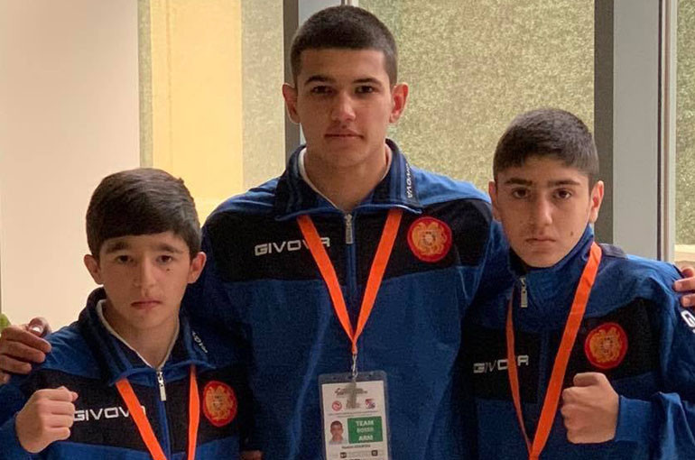 Հայաստանի թիմը 3 մեդալ է նվաճել Եվրոպայի պատանեկան առաջնությունում