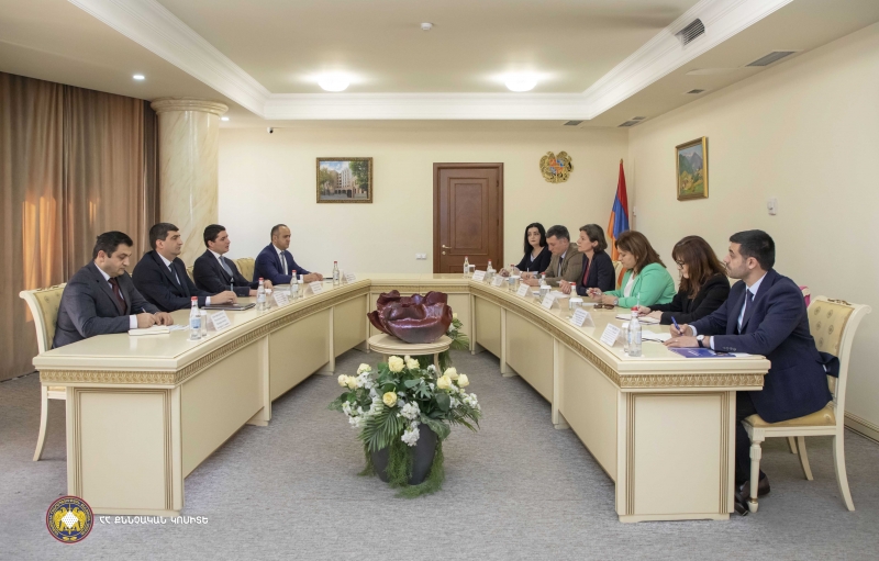Արգիշտի Քյարամյանն ընդունել է Երևանում Եվրոպայի խորհրդի գրասենյակի ղեկավարին