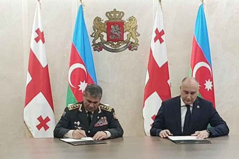 Ադրբեջանի և Վրաստանի ՊՆ ղեկավարները ստորագրել են 2023-ի ռազմական համագործակցության ծրագիրը