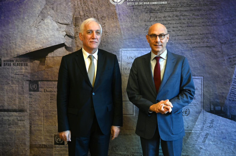 ՀՀ նախագահը ՄԱԿ-ի Մարդու իրավունքների բարձր հանձնակատարի հետ քննարկել է ԼՂ-ից տեղահանվածներին ուղղված ծրագրերը