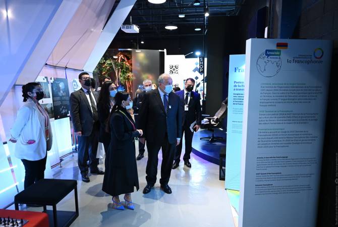 Նախագահ Արմեն Սարգսյանը «Էքսպո 2020 Դուբայ» համաշխարհային ցուցահանդեսների կենտրոնում ​ այցելել է Հայաստանի տաղավար​