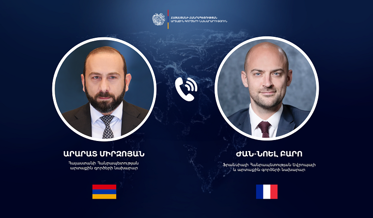 Միրզոյանը Ֆրանսիայի իր գործընկերոջ հետ մտքեր է փոխանակել տարածաշրջանային հաղորդակցությունների ապաշրջափակման մասին