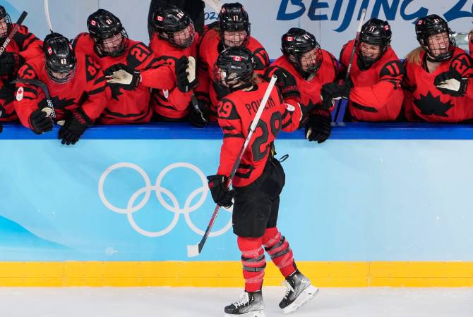 Պեկին-2022. Կանադայի կանանց հոկեյի թիմն Օլիմպիական խաղերի չեմպիոն է