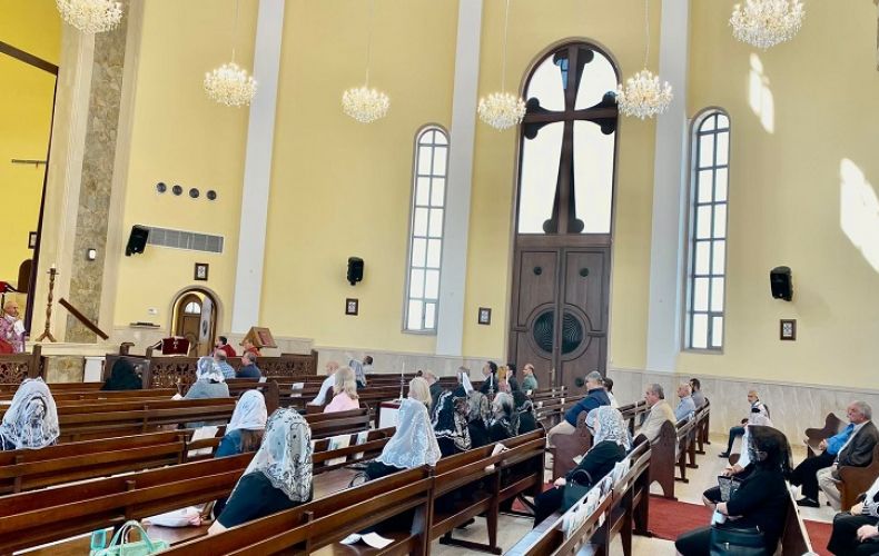 Էրբիլի հայկական Սուրբ խաչ եկեղեցում 44-օրյա պատերազմի նահատակների հիշատակին մատուցվել է հոգեհանգստյան կարգ