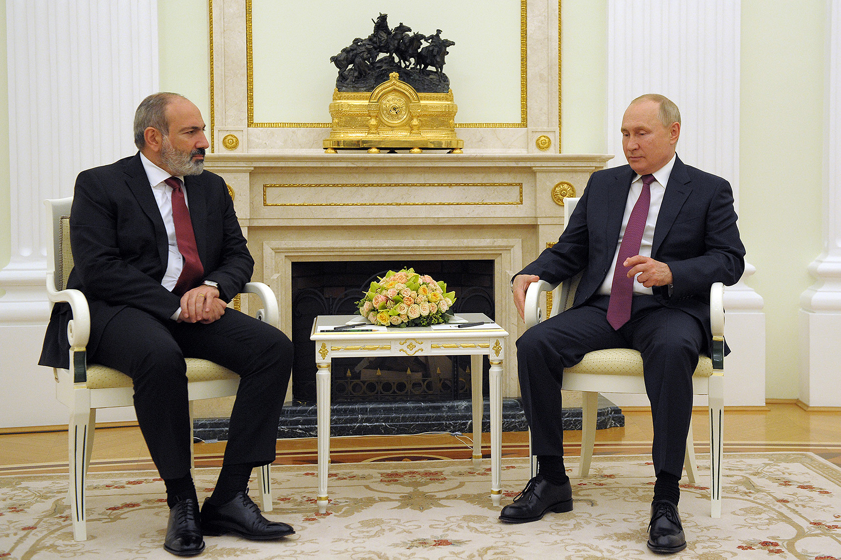 В Кремле состоялась встреча премьер-министра Республики Армения и президента Российской Федерации