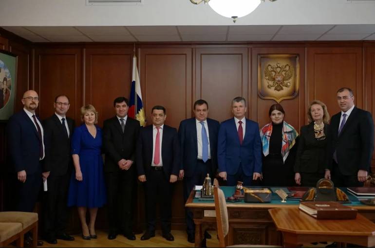 Պաշտոնական այցով ՌԴ-ում գտնվող ԲԴԽ նախագահի գլխավորած պատվիրակությանը հյուրընկալել են Մոսկվայի քաղաքային դատարանում
