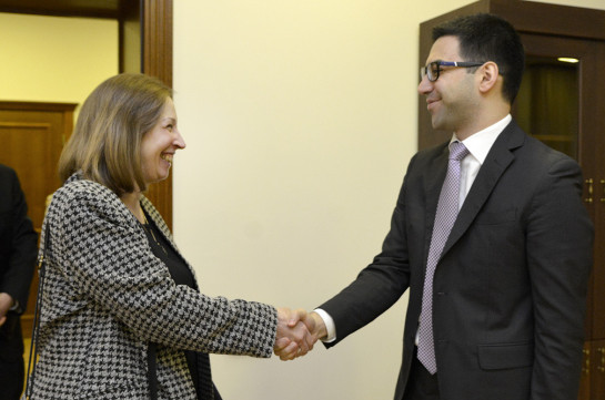 ԲադասյանՆ ԱՄՆ դեսպանին շնորհակալություն է հայտնել ԱՄՆ-ին բարեփոխումներին աջակցելու համար