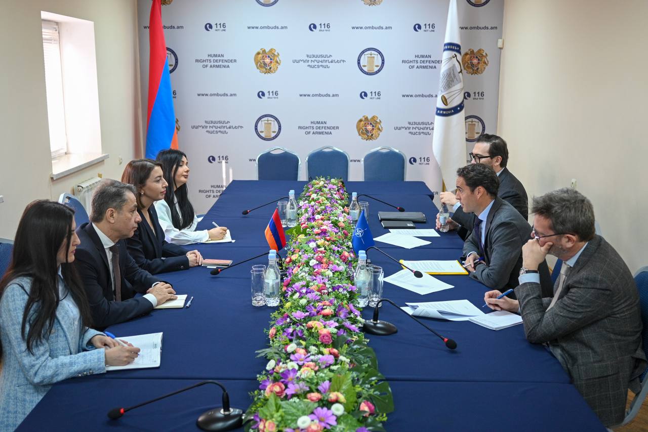 ՄԻՊ-ը ՆԱՏՕ-ի Գլխավոր քարտուղարի հատուկ ներկայացուցչին է ներկայացրել Լաչինի միջանցքի շրջափակման վերաբերյալ իրենց կատարած փաստահավաք աշխատանքները