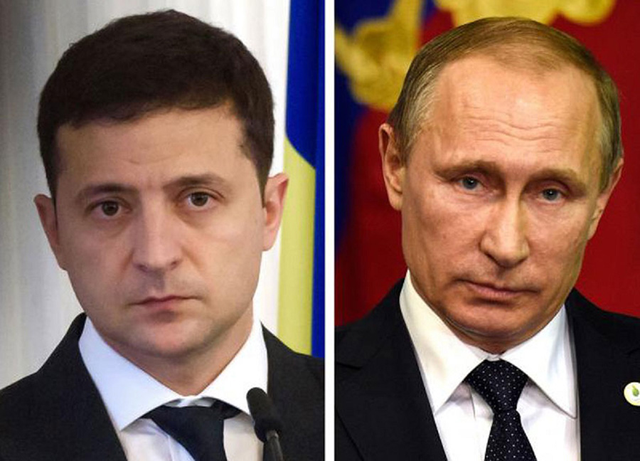 Песков заявил, что Россия не отказывается от встречи Путина и Зеленского