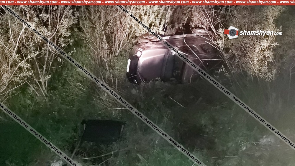 Գեղարքունիքի մարզում 58-ամյա վարորդը Nissan-ով  կողաշրջված վիճակում հայտնվել է Գետիկ գետի ափամերձ հատվածում. կա վիրավոր