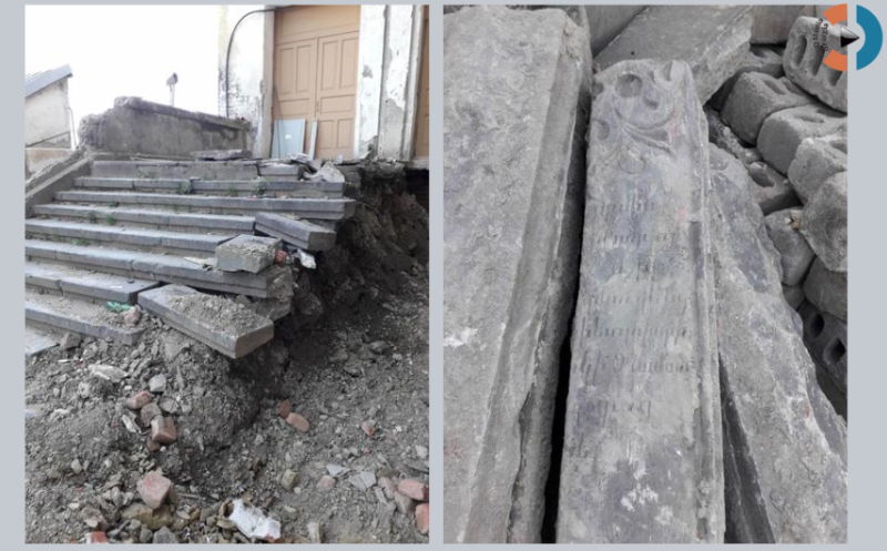 Թբիլիսիում «Խոջիվանք» գերեզմանատան տապանաքարեր են հայտնաբերվել