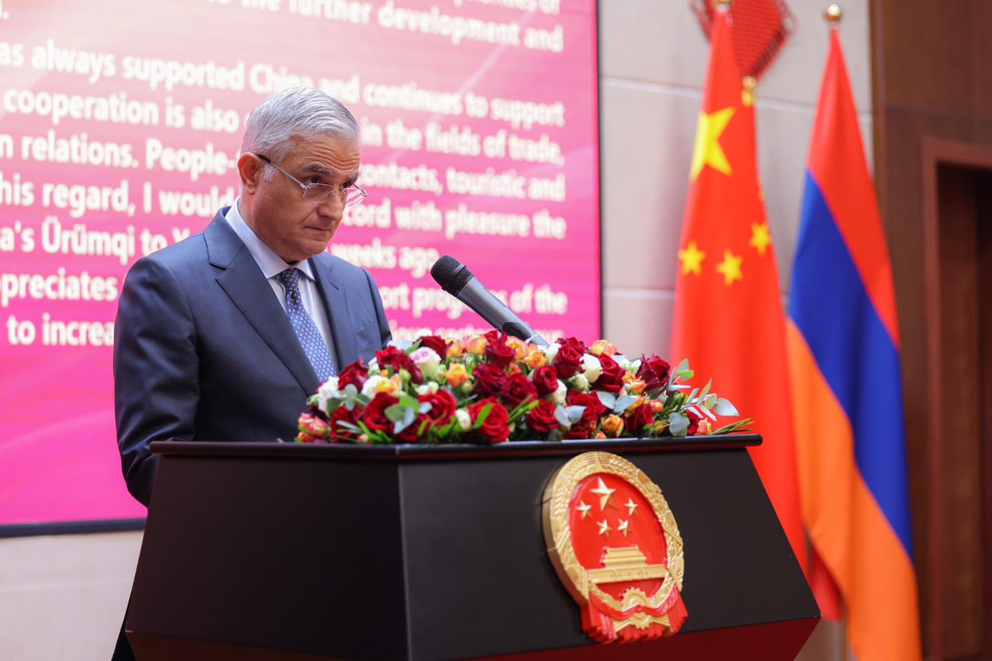 Չինաստանի հետ համակողմանի համագործակցության զարգացումը ՀՀ արտաքին քաղաքականության առաջնահերթություններից է. Գրիգորյան