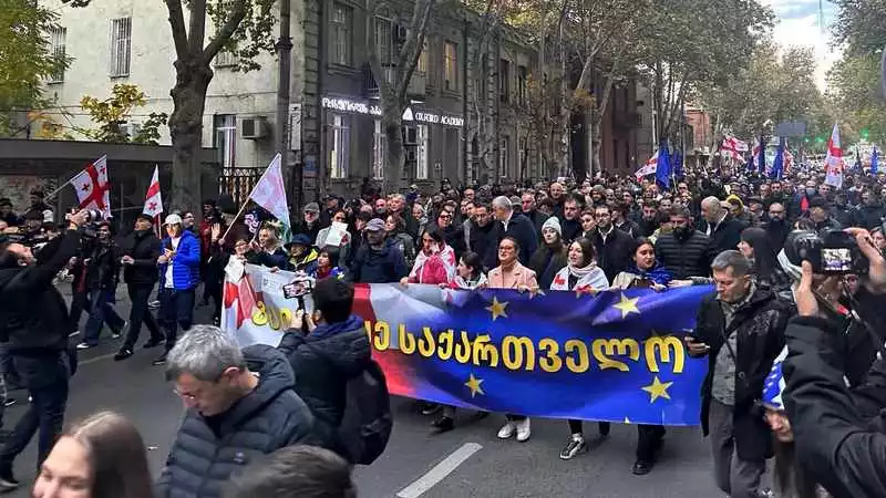 Վրաստանում չեն դադարում բողոքի ակցիաները
