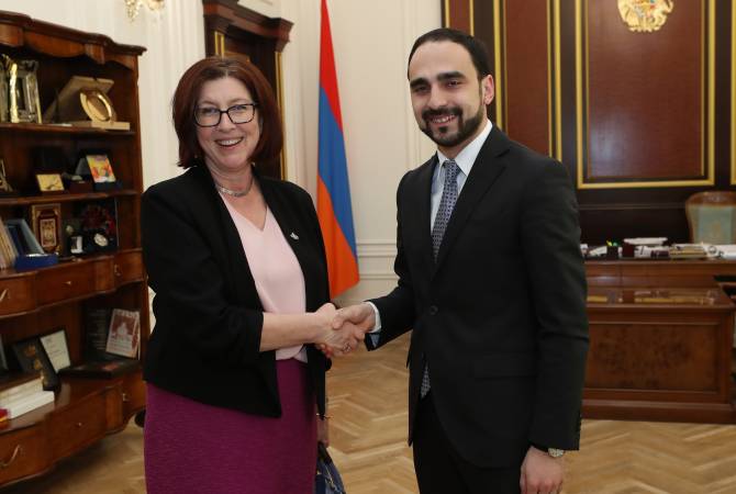 Տիգրան Ավինյանն ընդունել է Կանադայի դեսպանին