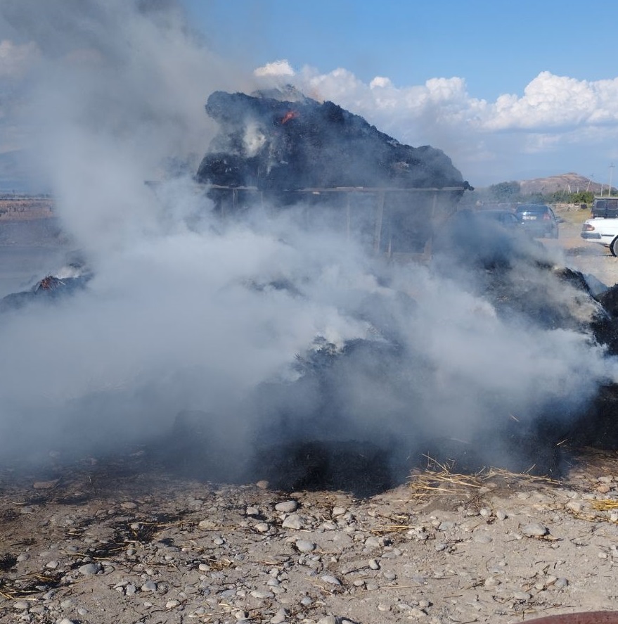Նոր Արտագերս գյուղում այրվել է մոտ 600 հակ անասնակեր