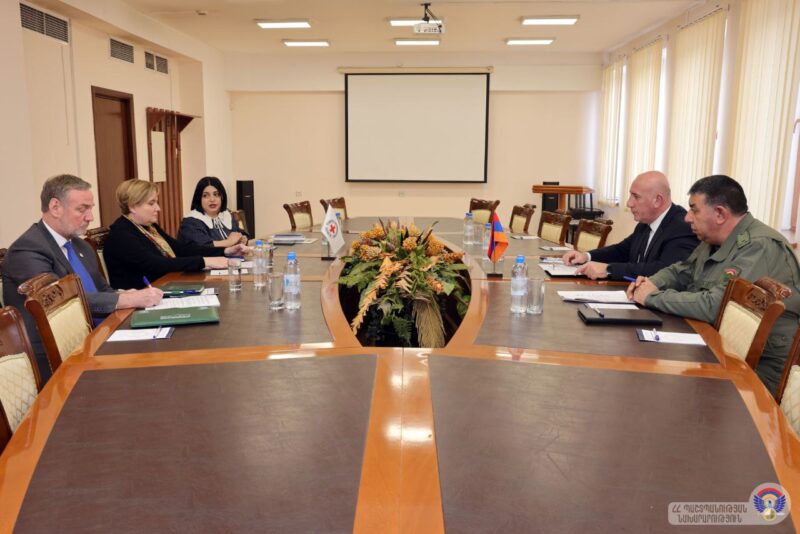 Քննարկվել են ՀՀ պաշտպանության նախարարության և ԿԽՄԿ պատվիրակության համատեղ գործողությունների ծրագրերը