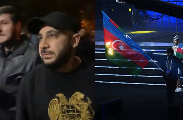 Բաքուն միջազգային հետախուզում է հայտարարել ադրբեջանական դրոշն այրած Արամ Նիկոլյանի նկատմամբ