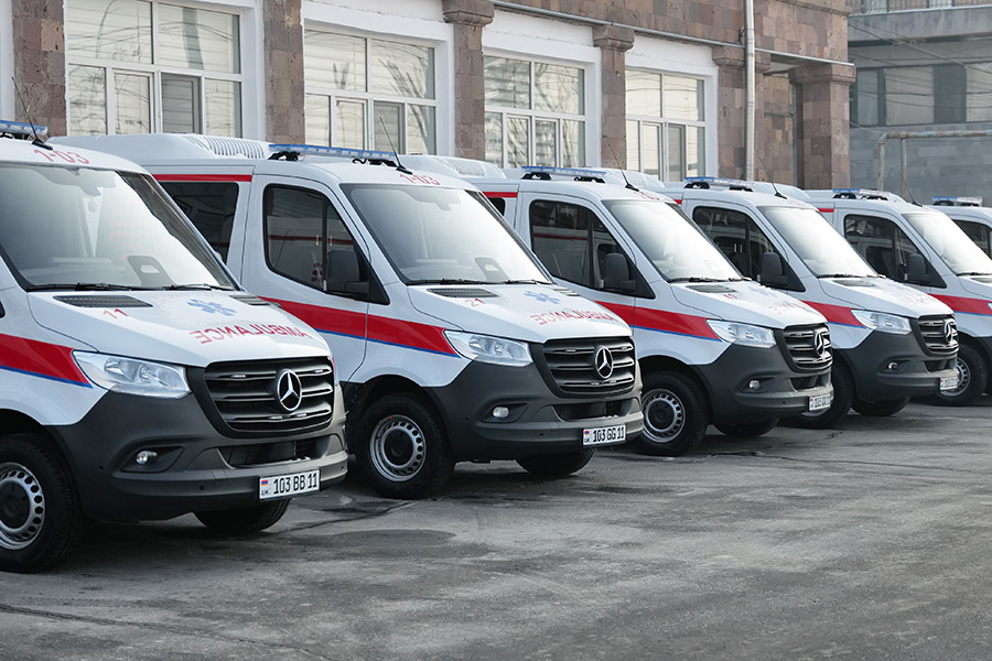 Երևանի «Շտապբուժօգնություն» ծառայության շարժակազմը համալրվել է նոր շտապօգնության ավտոմեքենաներով