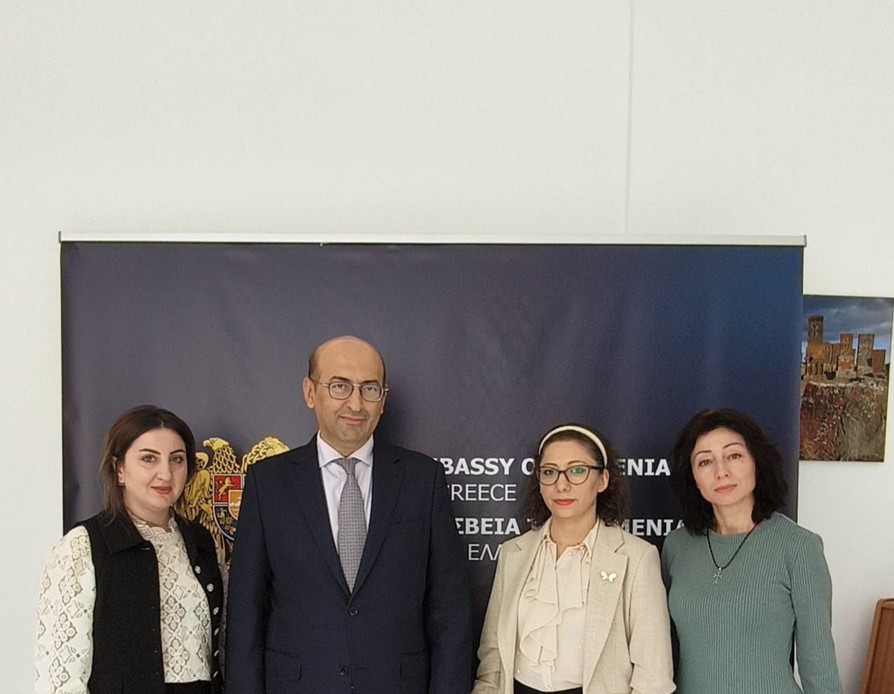 Հունաստանի դեսպանը աջակցել է ԳԱԱ Հնագիտության և ազգագրության ինստիտուտի հետազոտություններին