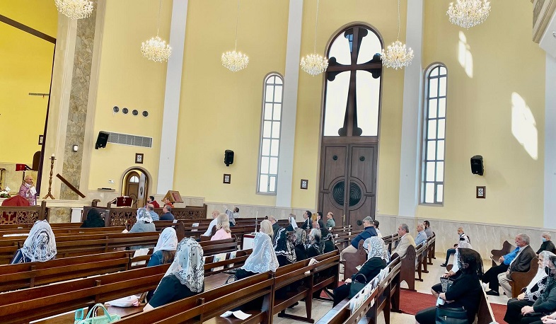 Էրբիլի հայկական Սուրբ խաչ եկեղեցում 44-օրյա պատերազմի նահատակների հիշատակին մատուցվել է հոգեհանգստյան կարգ
