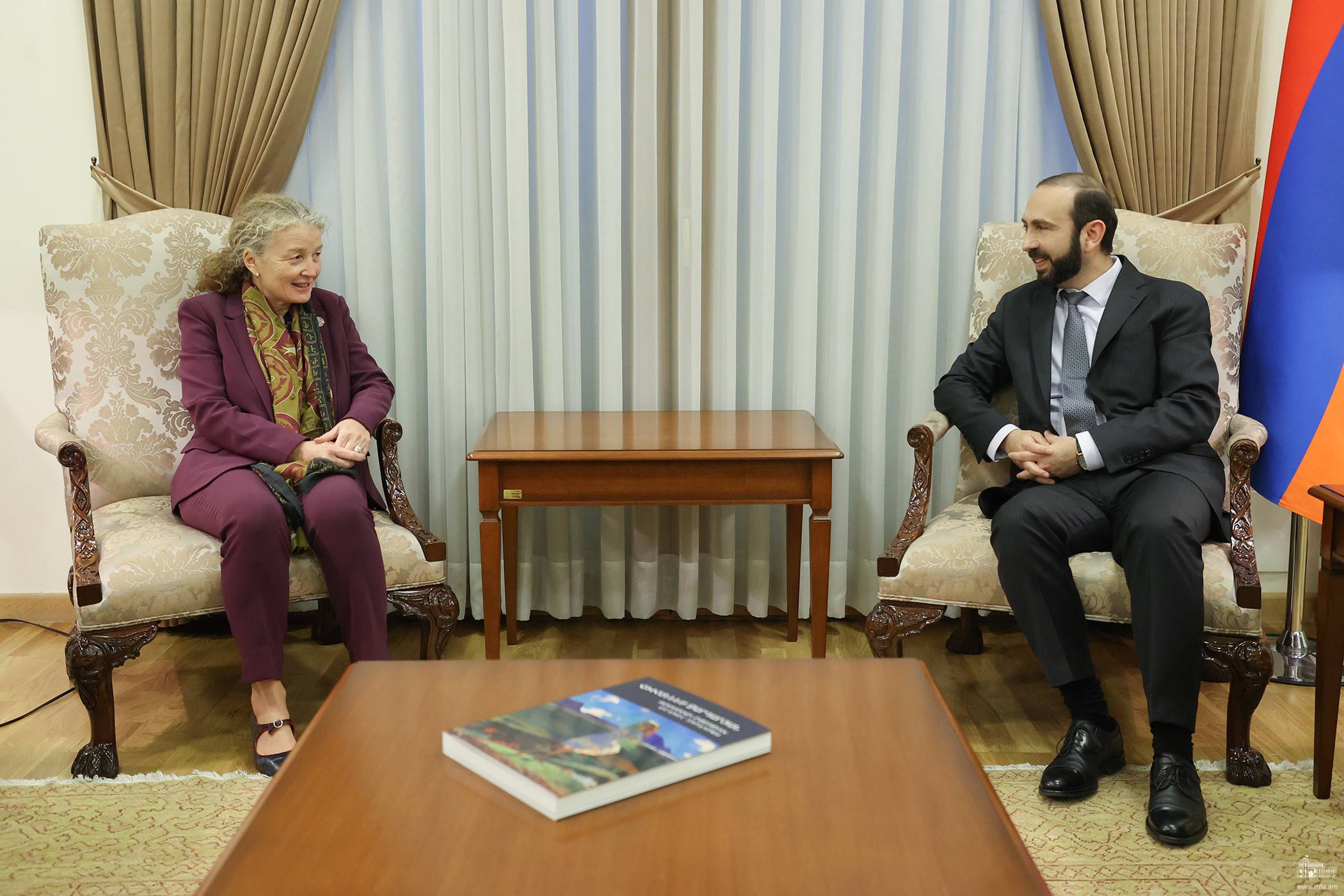 Министр иностранных дел Армении принял временно исполняющего обязанности постоянного координатора ООН в Армении