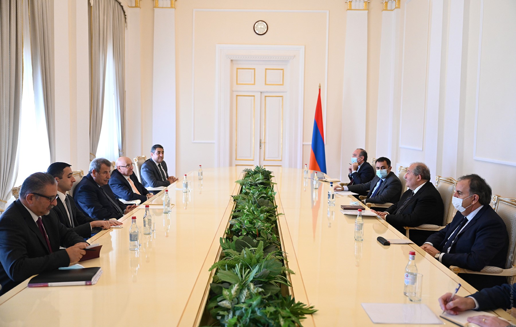 Նախագահի մոտ քննարկվել են Պաղեստինի հայկական քրիստոնեական սրբավայրերի պահպանության հարցեր