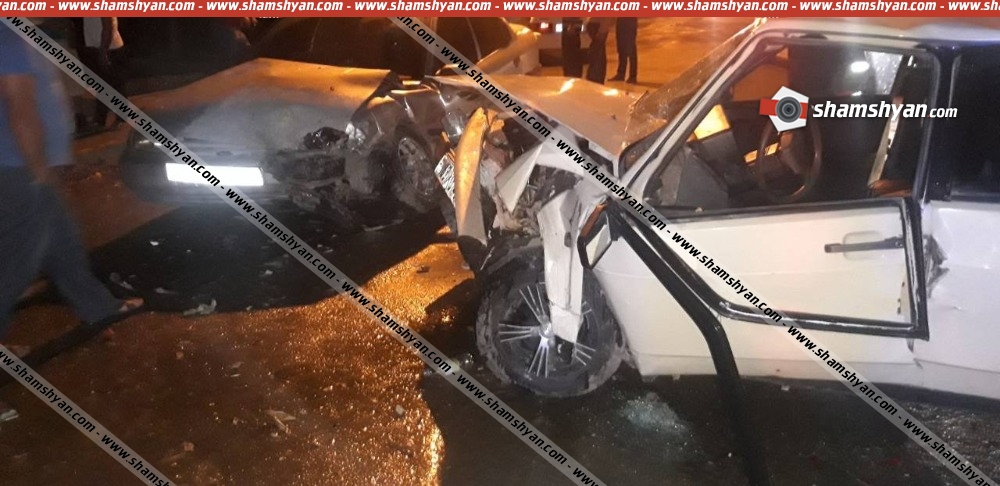Արարատի մարզում բախվել են Ford Mondeo-ն և ВАЗ 2109-ը. բժիշկները պայքարում են վիրավորի կյանքի համար