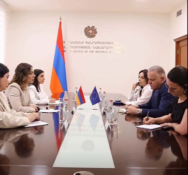 Սրբուհի Գալյանը և Վասիլիս Մարագոսը քննարկել են ՀՀ-ԵՄ համագործակցության օրակարգը
