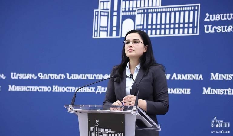 Комментарий пресс-секретаря МИД РА по поводу артобстрела города Берд вооруженными силами Азербайджана