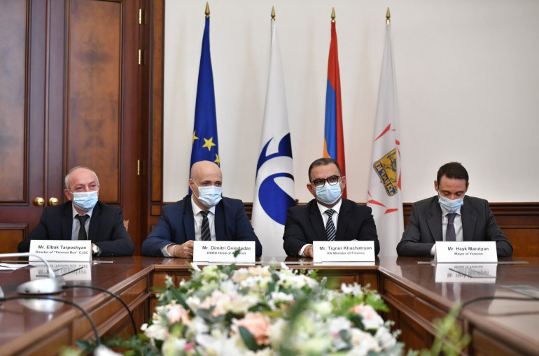 Подписано кредитное соглашение «Программа автобусов Еревана»