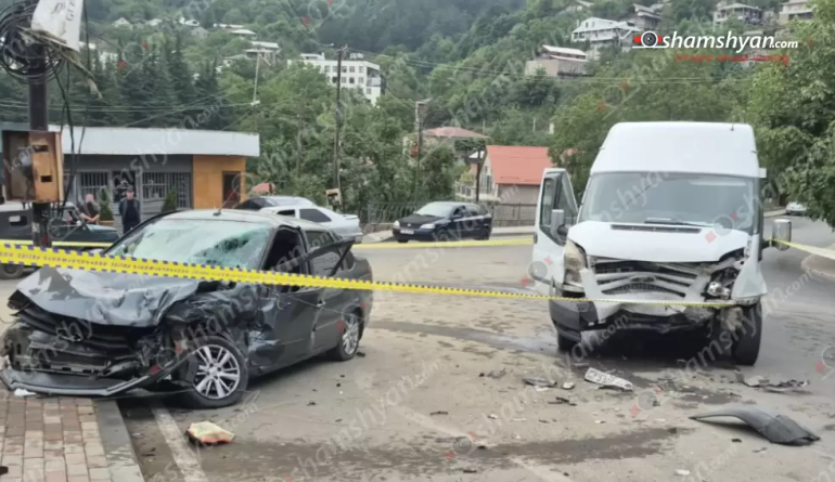 Դիլիջանում բшխվել են «Ford Transit»-ն ու «Lada Granta»-ն․ կան վիրшվորներ