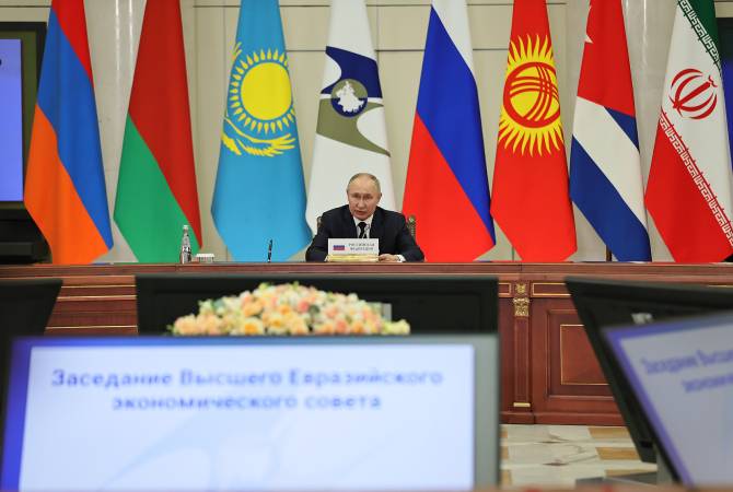 Путин рассказал о соглашении на свободную торговлю между ЕАЭС и Египтом