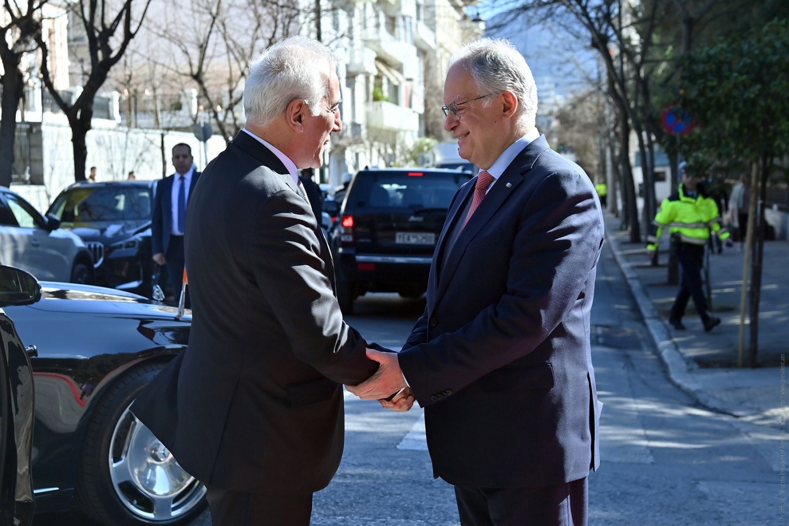 Հունաստանի նախագահի նստավայրում կայացել է նախագահ Վահագն Խաչատուրյանի դիմավորման արարողությունը