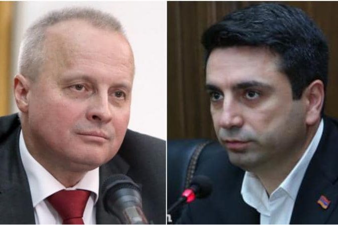 Ալեն Սիմոնյանը հանդիպել է ՌԴ արտակարգ և լիազոր դեսպան Սերգեյ Կոպիրկինի հետ