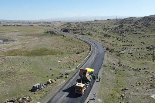 Միջին նորոգման աշխատանքներ են տարվում Հոռոմ-Արթիկ-Ալագյազ ճանապարհին