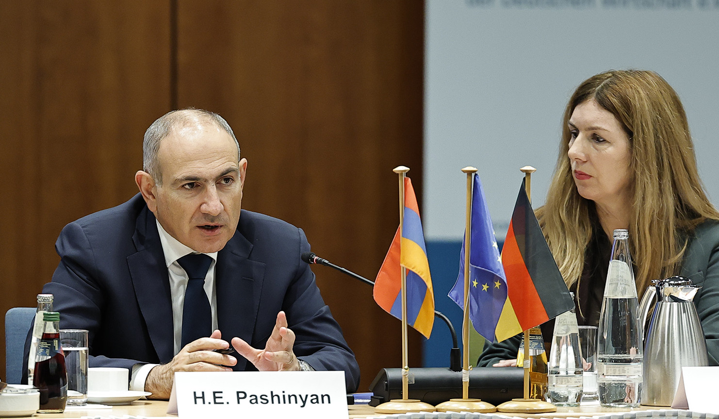 Նիկոլ Փաշինյանը հանդիպել է գերմանացի մի խումբ գործարարների և տնտեսական միավորումների ներկայացուցիչների հետ