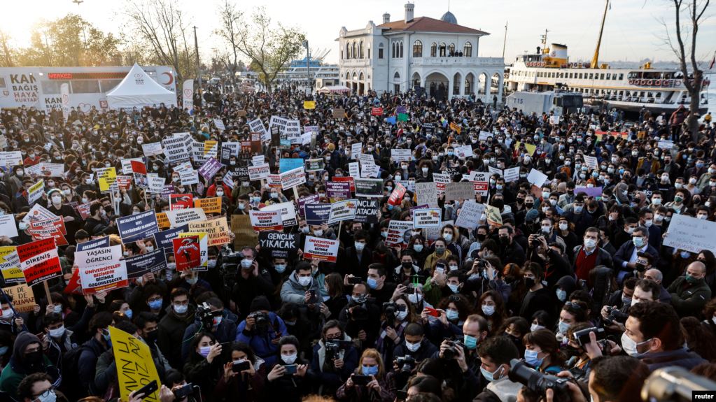Թուրքիայում ուսանողական բողոքի ցույցեր են