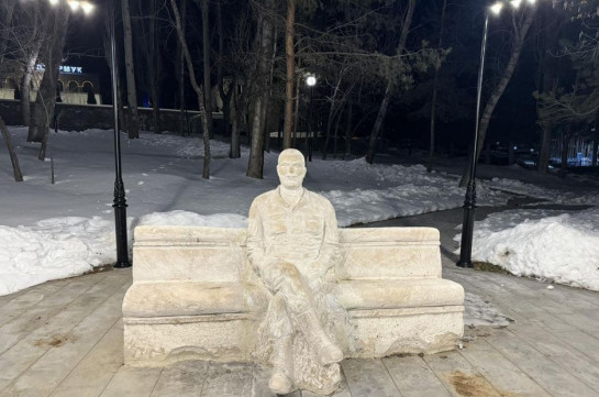 Վազգեն Սարգսյանի՝ Շուշիում տեղադրված արձանի կրկնօրինակը՝ Ջերմուկում․ Լուսանկարներ