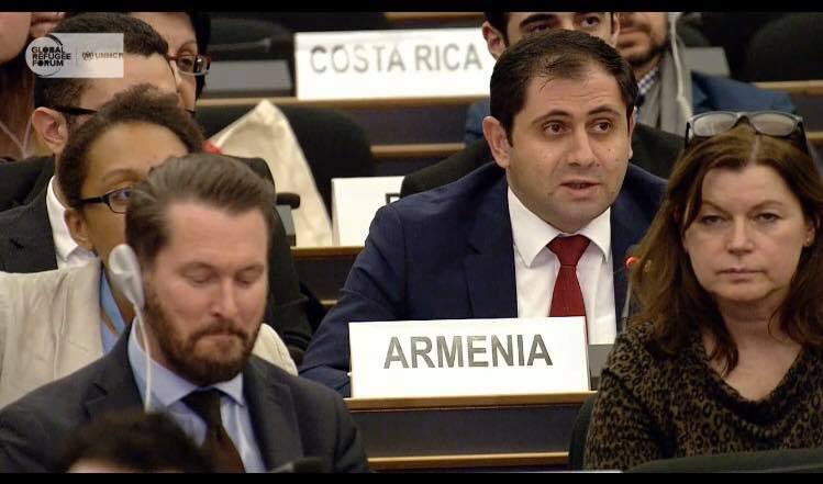 Սուրեն Պապիկյանը ժնևում ներկայացրել է փախստականների խնդիրների լուծման ոլորտում ՀՀ-ի փորձը