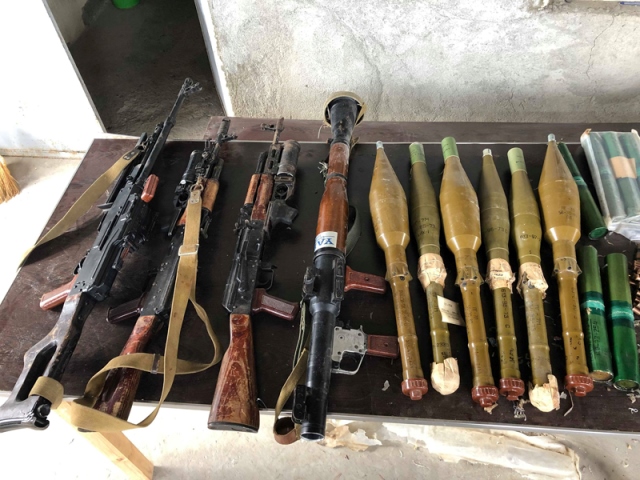 Արմավիրի ոստիկանները հայտնաբերել են ապօրինի զենք-զինամթերք (տեսանյութ)