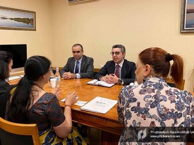 ՊԵԿ նախագահի տեղակալն ու ՌԴ-ում Հնդկաստանի դեսպանության առևտրի հարցերով առաջին խորհրդականը քննարկել են ՏՏ ոլորտին առնչվող հարցեր