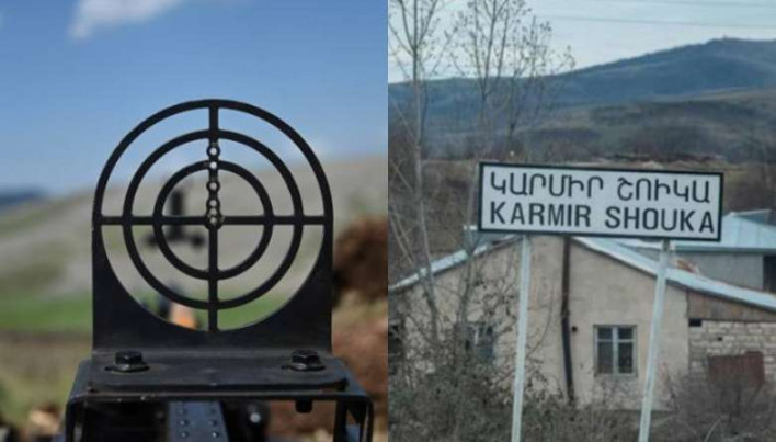 Сегодня в направлении села Кармир Шука противник вновь нарушил режим прекращения огня и открыл огонь из оружия различного калибра