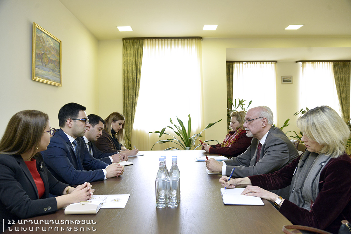 Ռուստամ Բադասյանն ընդունել է Եվրոպայի խորհրդի բարձրաստիճան պատվիրակությանը