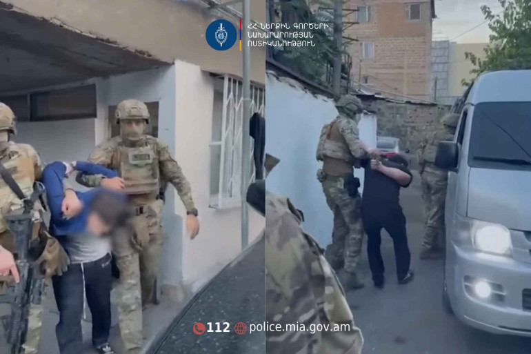 Քրեական ոստիկանները հայտնաբերել են սպանության փորձի և խուլիգանության հատկանիշներով հետախուզվող 22 և 23 տարեկան երիտասարդներին (տեսանյութ)