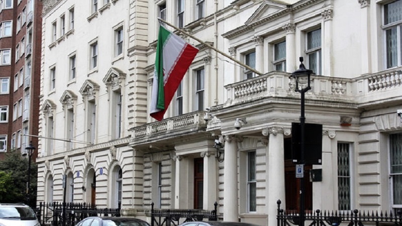 Լոնդոնում Իրանի դեսպանատունը պաշտոնական բողոք է ներկայացրել Բրիտանիայի կառավարությանը