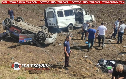 Խոշոր ավտովթար. բախվել են Արթիկ-Երևան մարդատար Gazel-ն ու Opel-ը. կա 10 վիրավոր