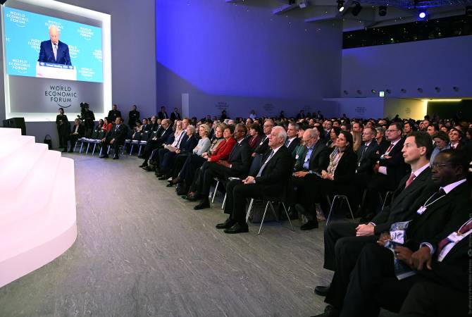 ՀՀ նախագահը Դավոսում մասնակցել է Համաշխարհային տնտեսական համաժողովի բացման արարողությանը